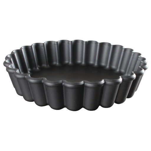 [DN954] Moules à tartelette ronds cannelés Exoglass Matfer Bourgeat 90mm (lot de 12)