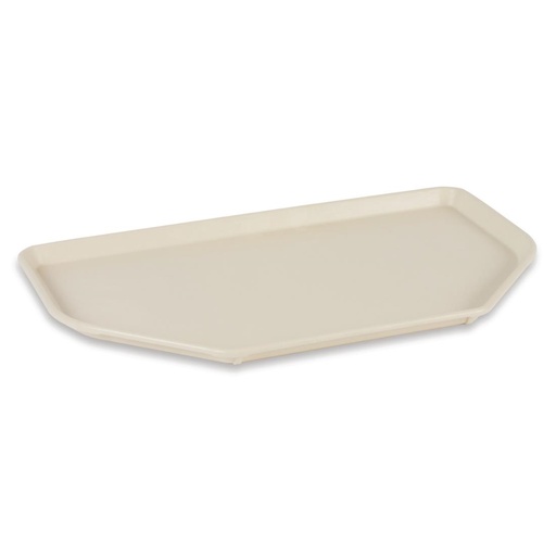 [DR867] Plateau de service en polyester Roltex Trapèze 500x325mm beige