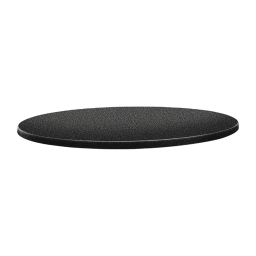 [DR897] Plateau de table rond Topalit Classic Line 80cm anthracite