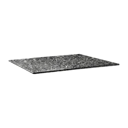 [DR969] Plateau de table rectangulaire Topalit Smartline 120x80cm granite noir