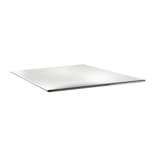 [DR972] Plateau de table carré Topalit Smartline 70x70cm blanc pur