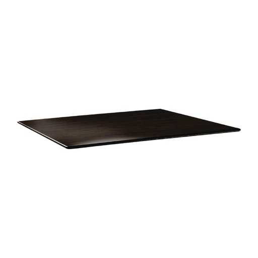[DR979] Plateau de table rectangulaire Topalit Smartline 120x80cm wengé