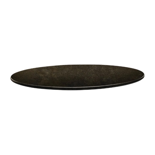 [DR985] Plateau de table rond Topalit Smartline 70cm cyprus metal