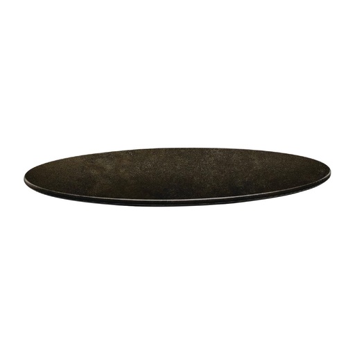 [DR986] Plateau de table rond Topalit Smartline 80cm cyprus metal