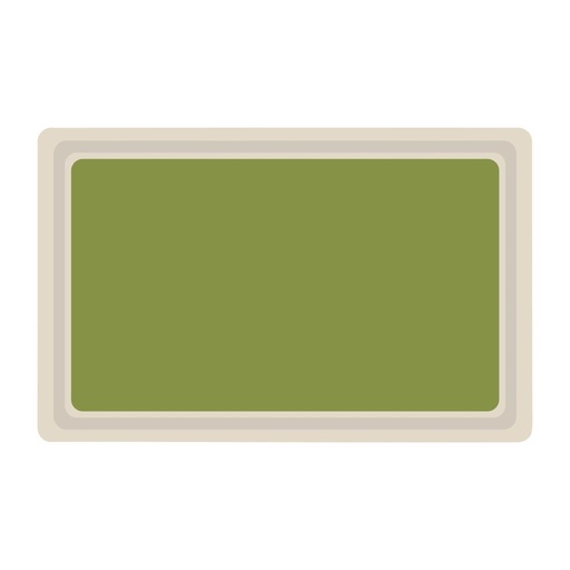 [DS085] Plateau de service en polyester Roltex GN 1/1 530x325mm vert