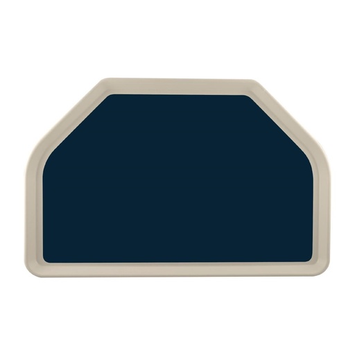 [DS092] Plateau de service en polyester Roltex Trapèze GN 500x325mm bleu