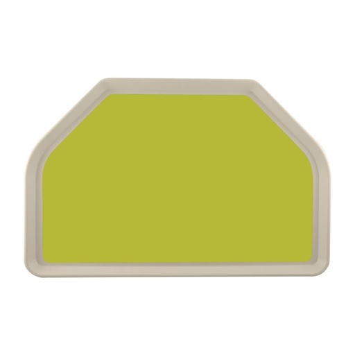 [DS094] Plateau de service en polyester Roltex Trapèze GN 500x325mm vert