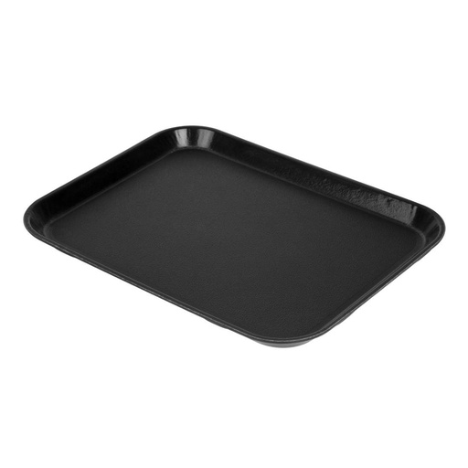 [DS516] Plateau rectangulaire antidérapant en fibre de verre EpicTread Cambro noir 35 cm