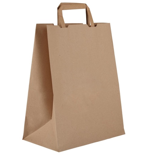 [DW628] Grands sacs compostables en papier recyclé Vegware largeur 25 cm (x250)