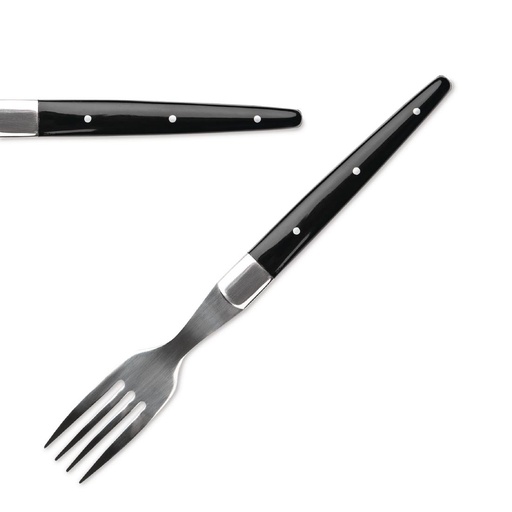 [DY412] Fourchettes à steak ACR noir Comas 21 cm (x6)