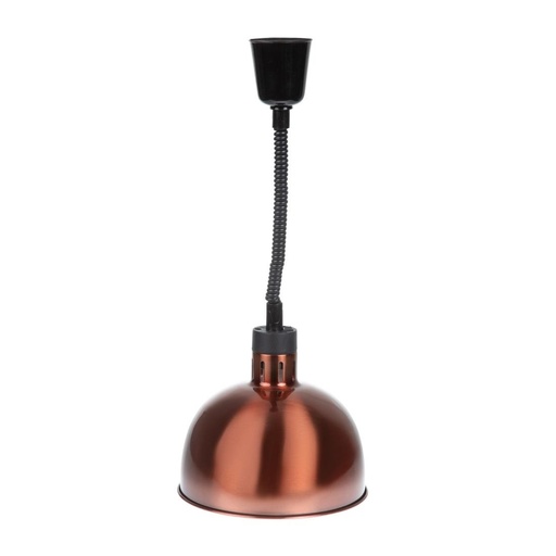 [DY460] Lampe chauffante dôme rétractable Buffalo finition cuivre