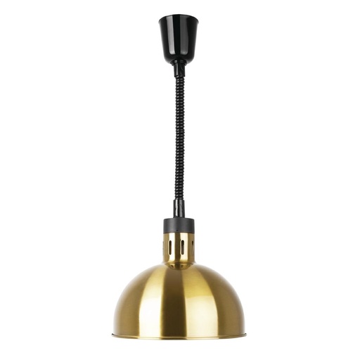 [DY462] Lampe chauffante dôme rétractable Buffalo finition dorée