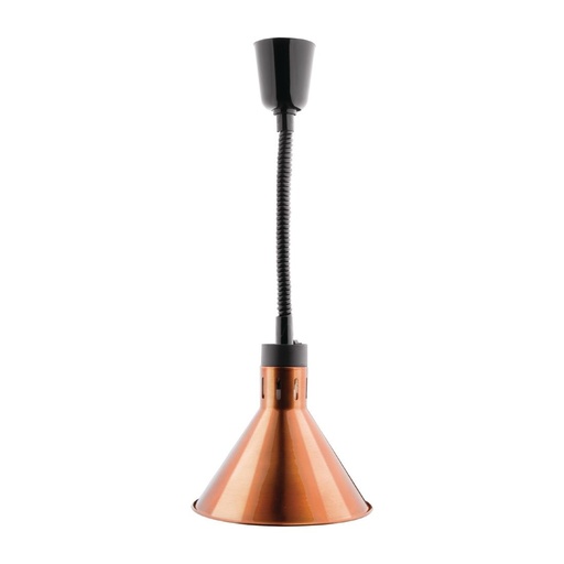 [DY463] Lampe chauffante conique rétractable Buffalo finition cuivre