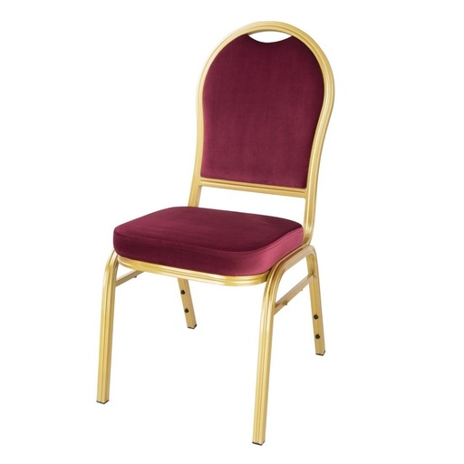 [DY695] Chaises de banquet bordeaux Bolero Regal (lot de 4)