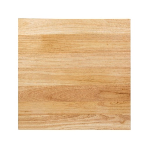 [DY737] Plateau de table carré pré-percé coloris bois naturel Bolero 700mm