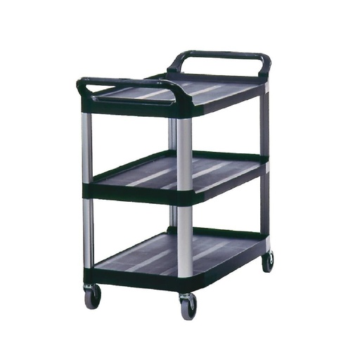 [F693] Chariot utilitaire Rubbermaid X-tra noir