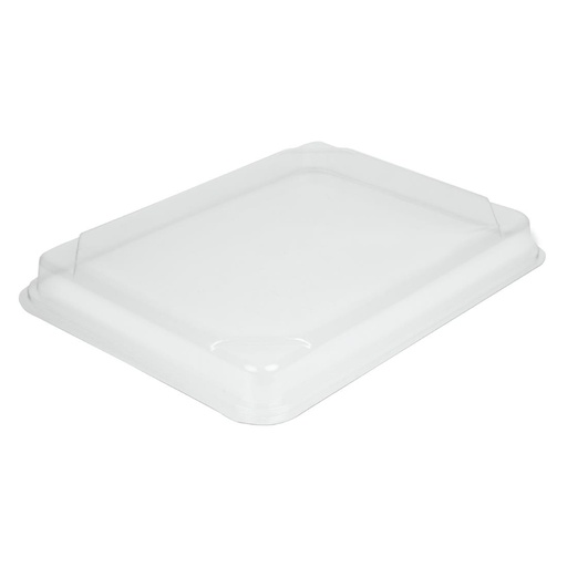 [FB290] Couvercles recyclables pour plateaux Bento Faerch 263 x 201 mm (lot de 90)