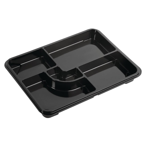 [FB291] Plateaux repas recyclables Bento Faerch 263 x 201 mm (lot de 90)