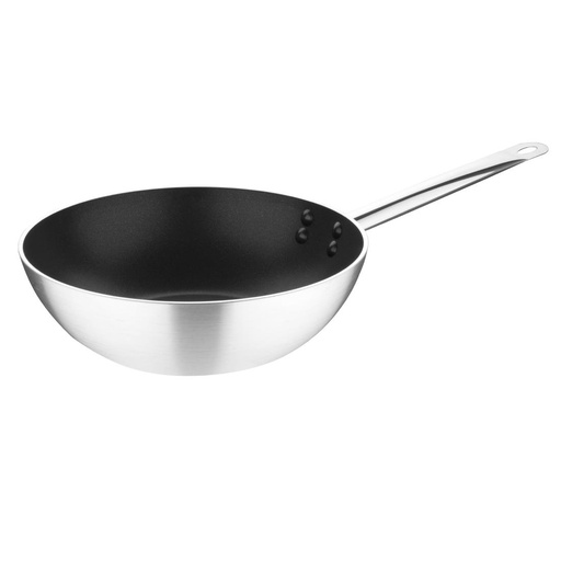 [FB690] Wok aluminium antiadhesif induction Vogue Teflon Platinum Plus 300mm