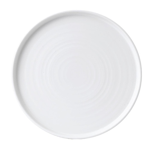 [FC166] Assiettes avec rebord Churchill Chefs blanches 210mm (lot de 6)