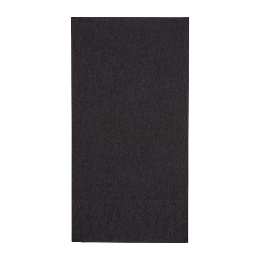 [FE249] Serviettes dîner 2 plis format 1/8 Fiesta Recyclable 400mm noires (lot de 2000)
