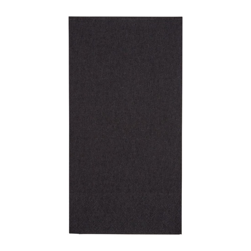 [FE249] Serviettes dîner 2 plis format 1/8 Fiesta Recyclable 400mm noires (lot de 2000)