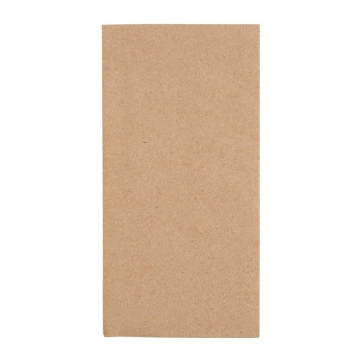 [FE250] Serviettes dîner 2 plis format 1/8 Fiesta Recyclable 400mm kraft (lot de 2000)