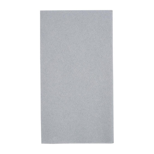 [FE274] Serviettes de table Airlaid pliage en 8 Fiesta Recyclable Premium Tablin grises 40x40cm (lot de 500)