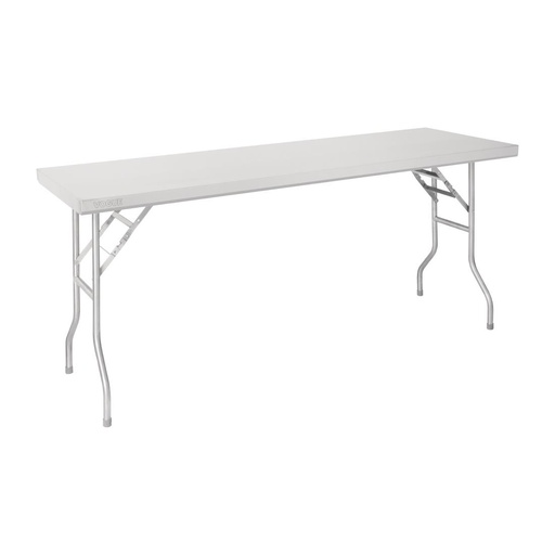 [FN289] Table de travail pliante inox Vogue 1830x610x780mm