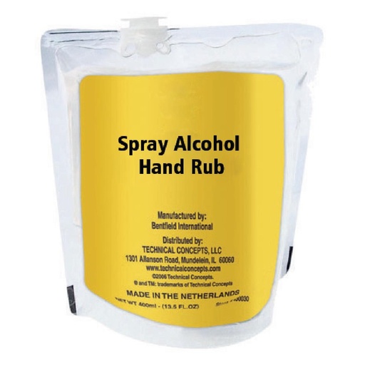 [FN394] Lotion spray nettoyante avec 60% d'alcool Rubbermaid 400ml (lot de 12)