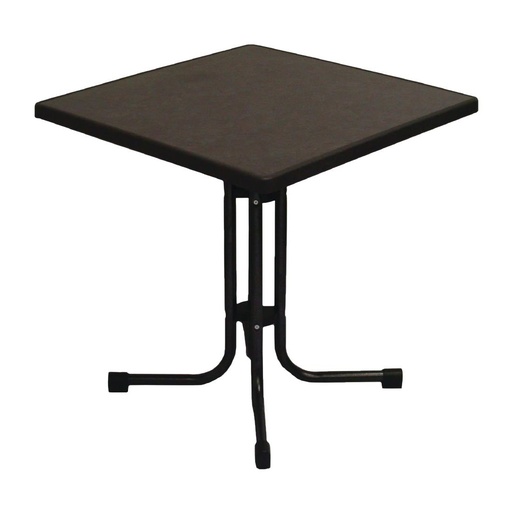 [FN992] Table de patio démontable Limburg Pizarra 70 x 70 cm