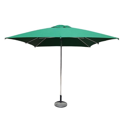 [FP054] Parasol carré Eden Milan vert 2,5 x 2,5 m 