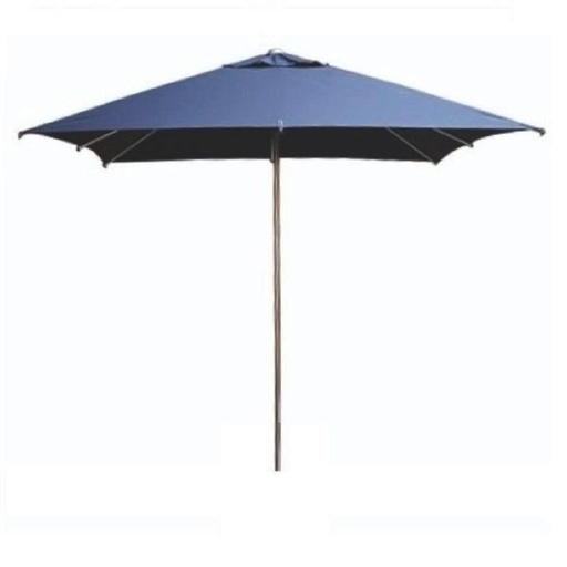 [FP055] Parasol carré bleu Milan Eden 2,5m