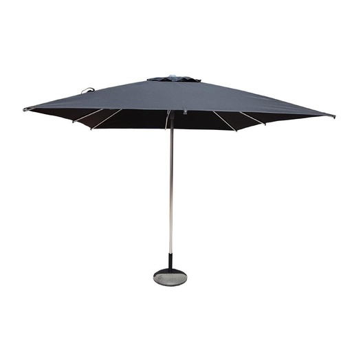 [FP056] Parasol rond noir Milan Eden 2,5m