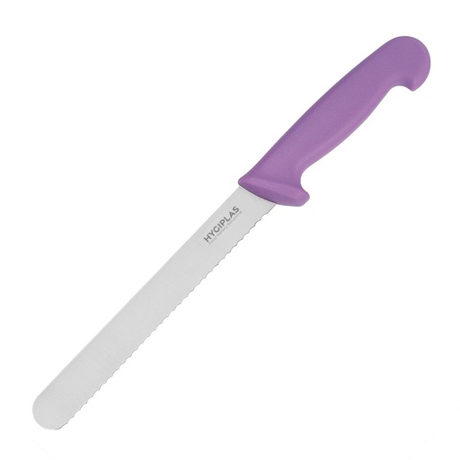 [FP731] Couteau à pain Hygiplas violet 20cm