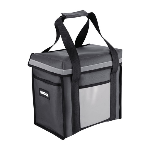 [FR227] Sac de livraison isotherme chargement par le haut Vogue gris 330 x 230 x 330 mm