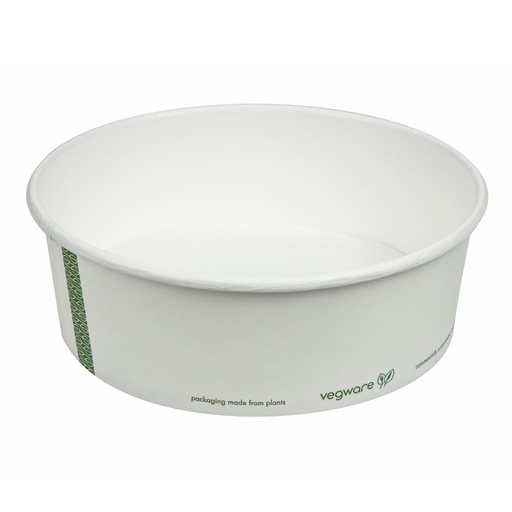 [FS177] Bols alimentaires en carton doublé PLA série 185 Vegware 910 ml (lot de 300)