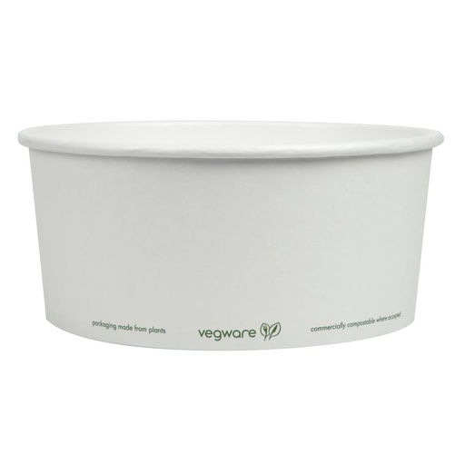 [FS178] Bols alimentaires en carton doublé PLA série 185 Vegware 1,42L (lot de 300)