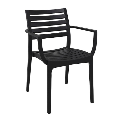 [FS445] Fauteuils noirs Artemis (lot de 2)