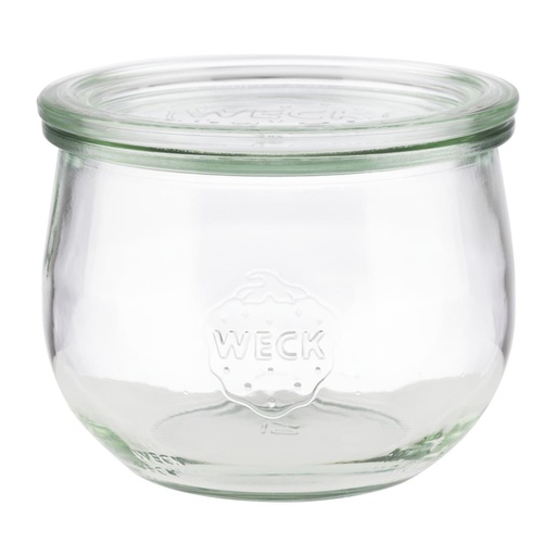 [FT200] Bocaux en verre tulipe avec couvercle Weck APS 580 ml (lot de 6)