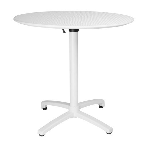 [FT620] Table pliante en polypropylène Bolero 800mm blanche