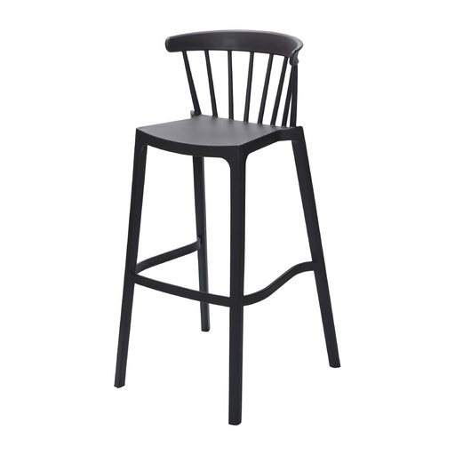 [FT975] Chaises de bar d'extérieur Windson anthracite (lot de 4)