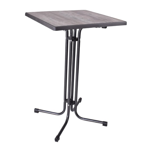 [FT988] Table haute carrée pliante Limburg 70cm