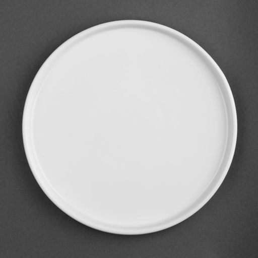 [FW814] Assiettes plates rondes Olympia Whiteware 268mm (lot de 4)