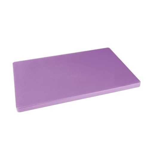 [FX107] Planche à découper basse densité Hygiplas violette 300x450x20mm