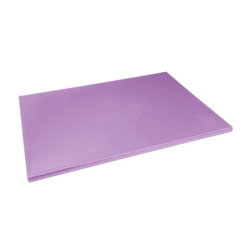 [FX109] Planche à découper basse densité Hygiplas violette 600x450x20mm