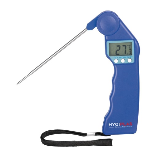 [FX146] Thermomètre à code couleur Hygiplas Easytemp bleu 