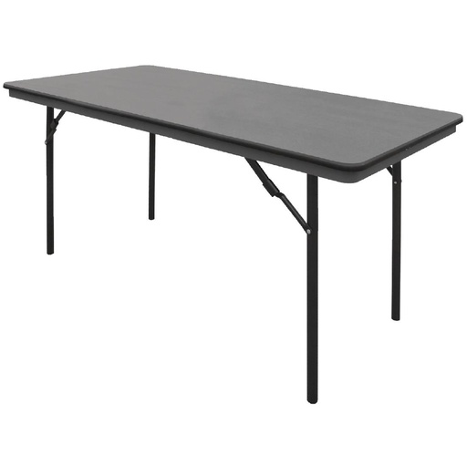 [GC595] Table rectangulaire pliante grise en ABS Bolero 1520mm