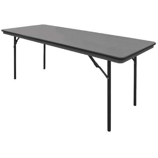 [GC596] Table rectangulaire pliante grise en ABS Bolero 1830mm