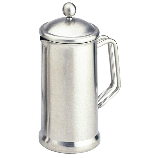 [GD170] Cafetière à piston en inox satiné Olympia 8 tasses